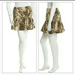 Sexy Maje Leopard‎ Skirt